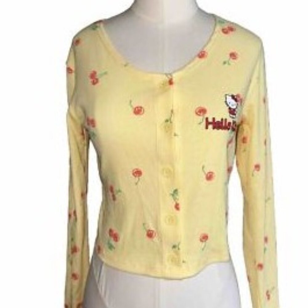 Hello Kitty Cream Cherry Cardigan